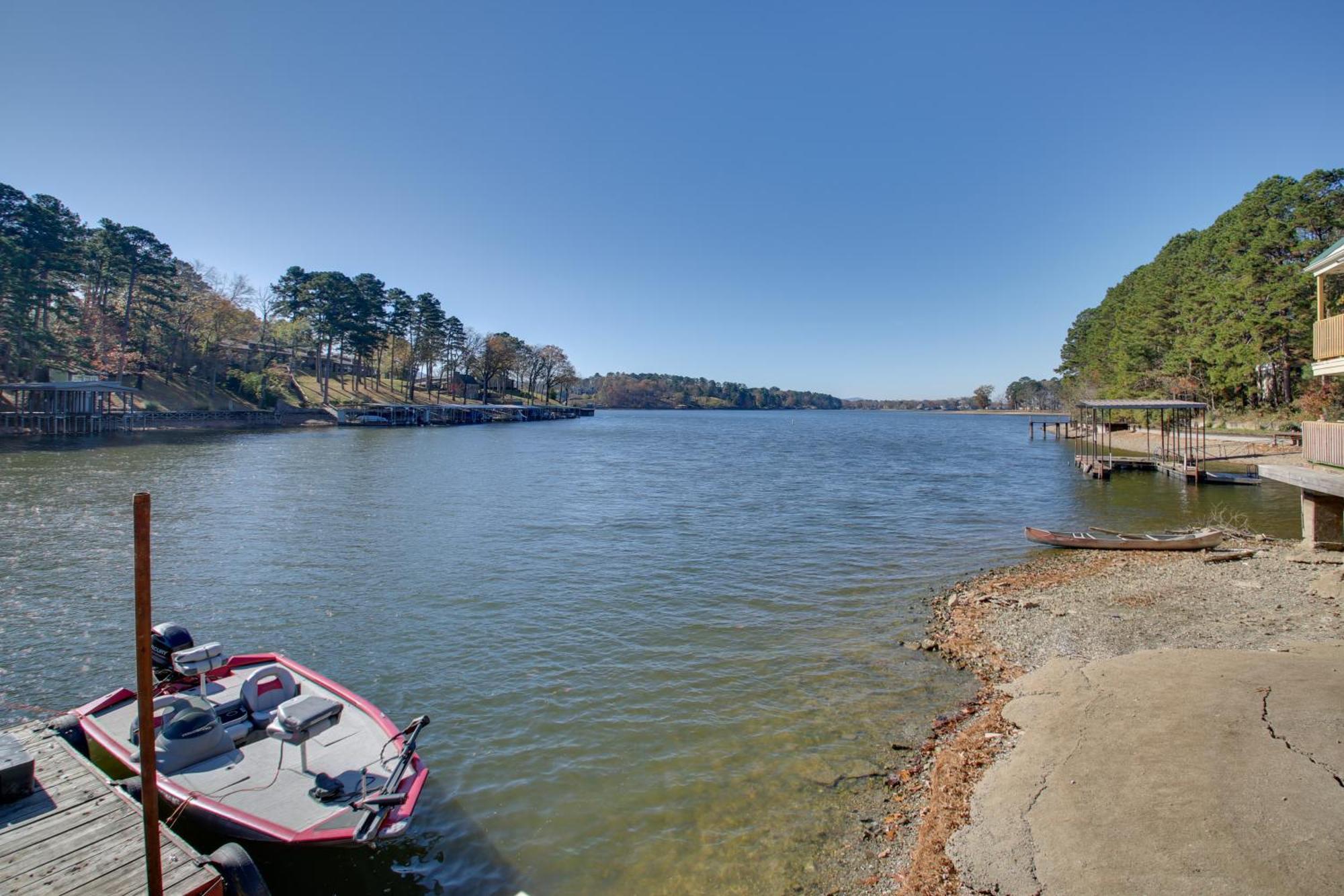 Hot Springs Condo With Lake Access And Boat Dock! Kültér fotó