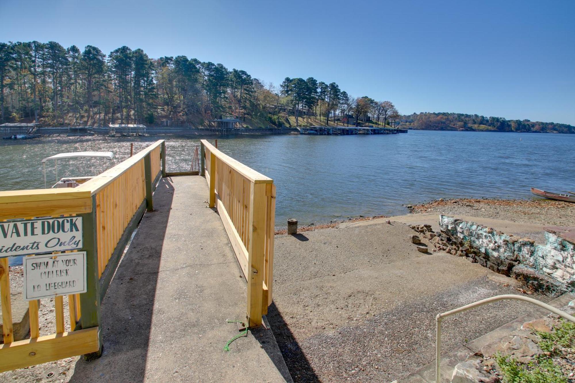 Hot Springs Condo With Lake Access And Boat Dock! Kültér fotó